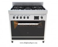 COCINA MORELLI VINTAGE 900 NEGRA C/PLACA