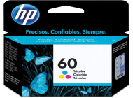 CARTUCHO HP ORIG. 60 CC643WL COLOR