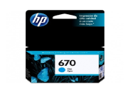 CARTUCHO HP ORIG. 670 CZ114AL CYAN