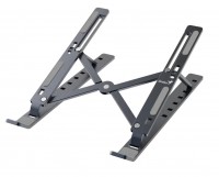 SOPORTE DE ALUMINIO PARA NOTEBOOK, TABLET, CELULAR GENIUS G-STAND M250 IRON GREY