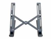 SOPORTE DE ALUMINIO PARA NOTEBOOK, TABLET, CELULAR GENIUS G-STAND M250 IRON GREY